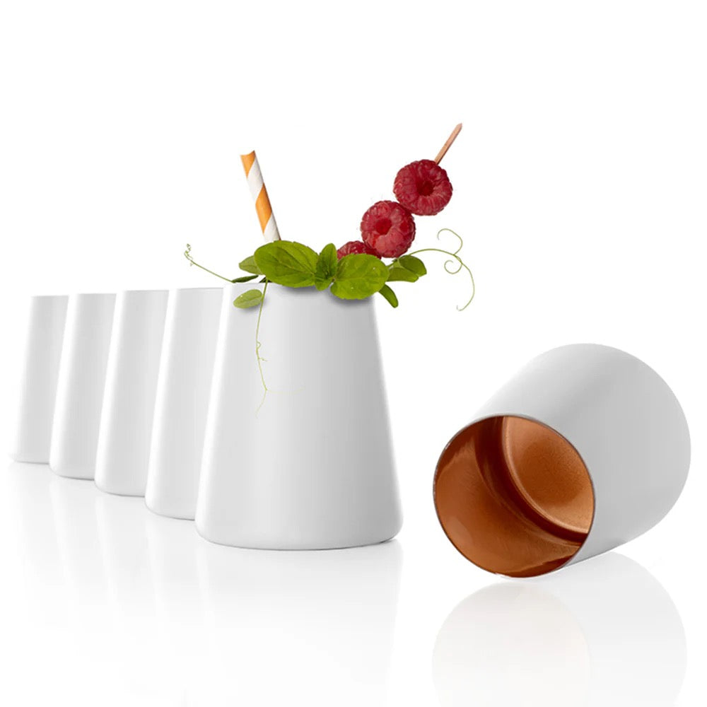 Power Bicchiere - Bianco/Bronzo - 38 cl - Set 6 PZ - Stolzle